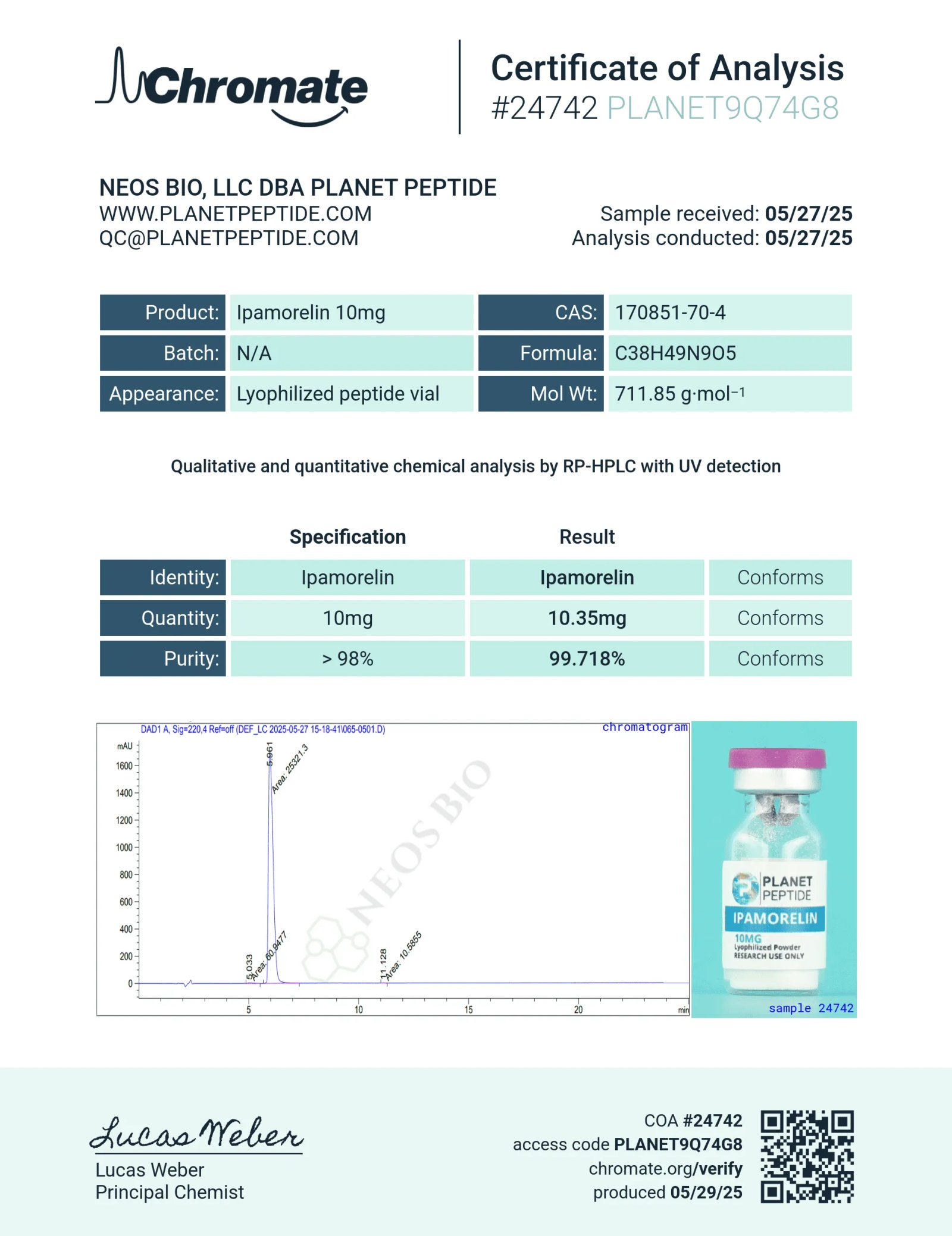 Ipamorelin 10MG